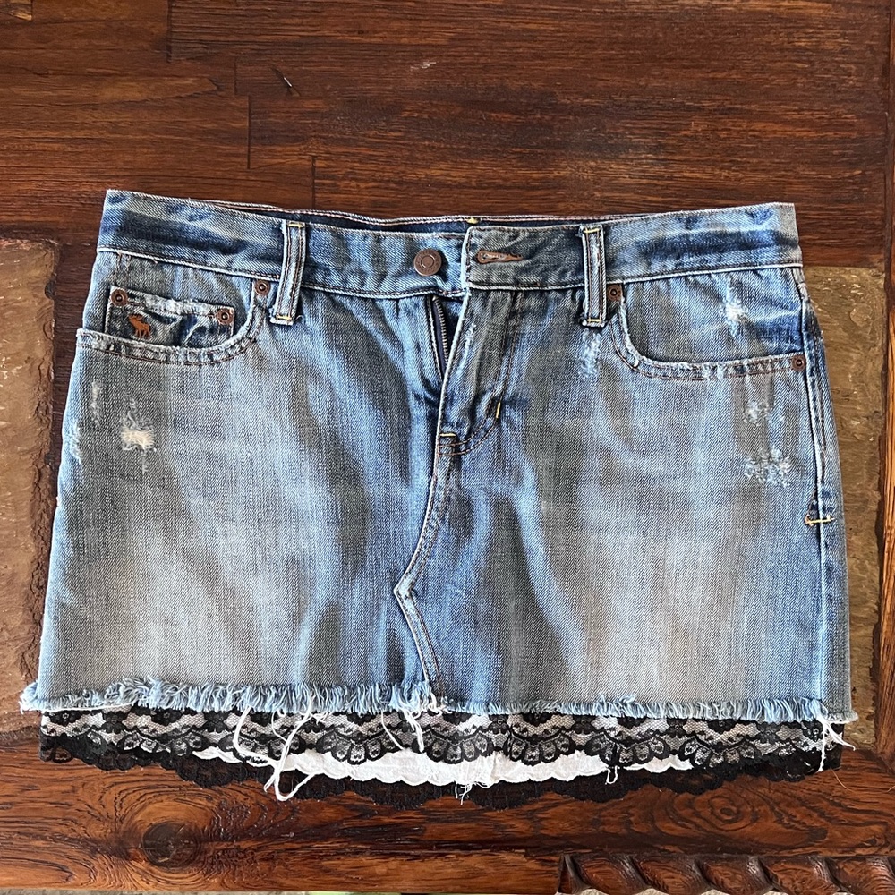 Abercrombie & Fitch Jean Skirt